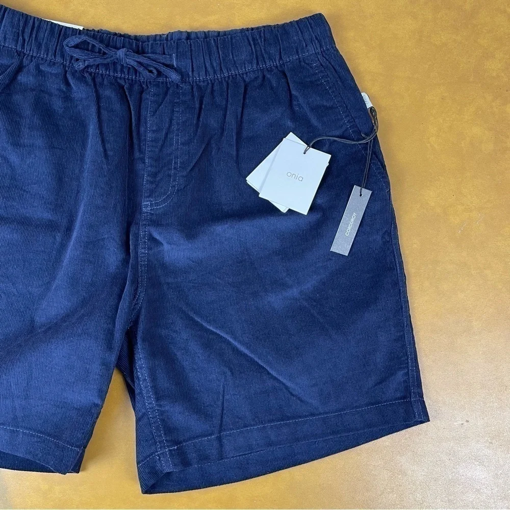 Onia Corduroy Pull-On (Deep Navy) Short Size Large‎ Men